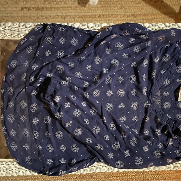 Women’s Boho Blouse H&M V-Neck Size M - Picture 5 of 6